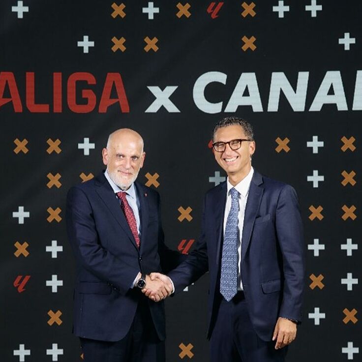 Maxime Saada, Javier Tebas